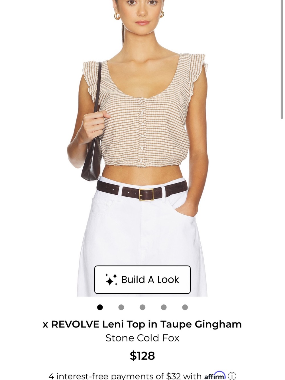 Stone Cold Fox x REVOLVE Gingham Top